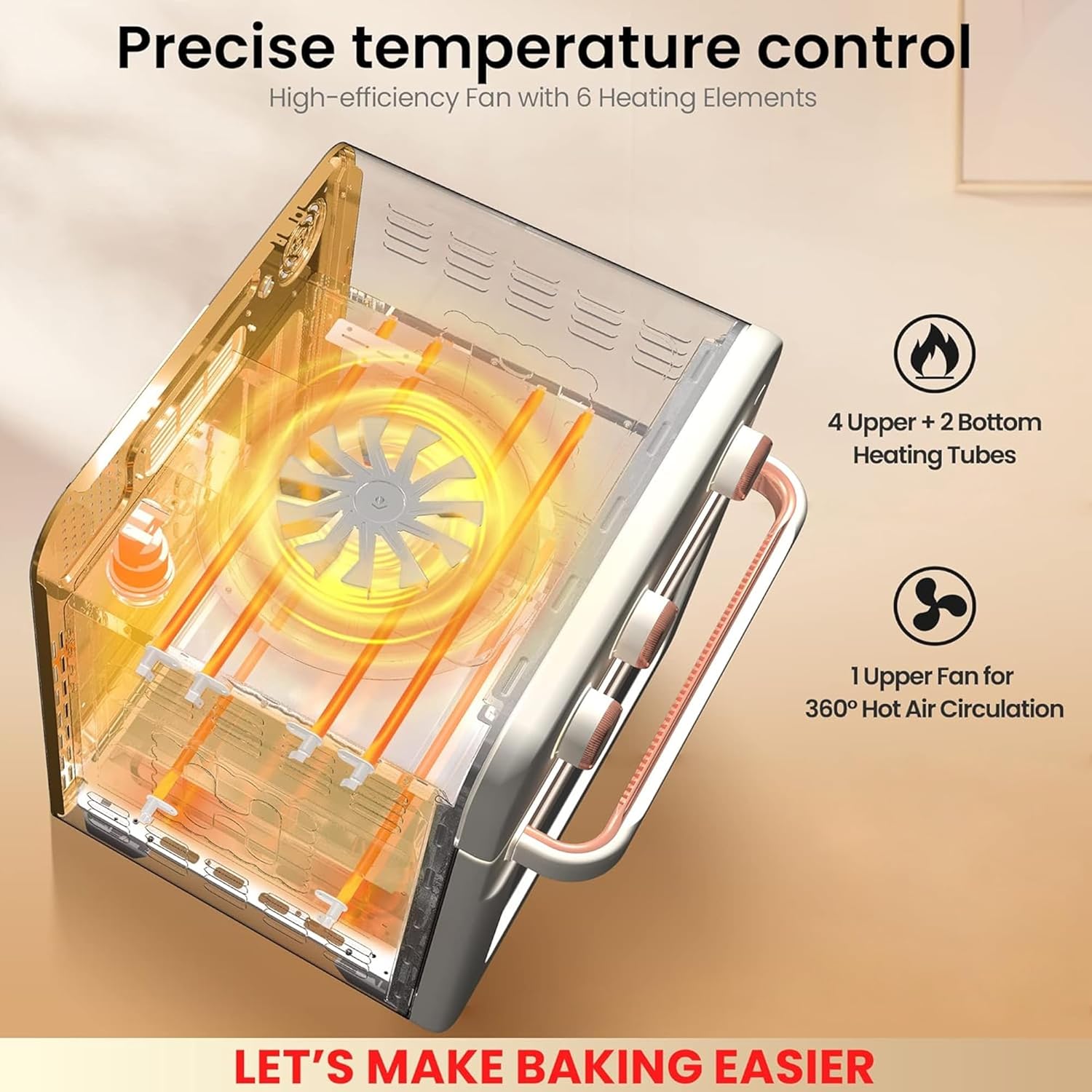 Hauswirt 19Qt Retro Style Air Fryer Conventional Oven K3,10-in-1 Combo,Extra Capacity Air Fryer,Baking and Frying Integrated,1250 Watts,150°F - 450°F,Non-Stick, Stainless Steel,Online Recipe Booklet