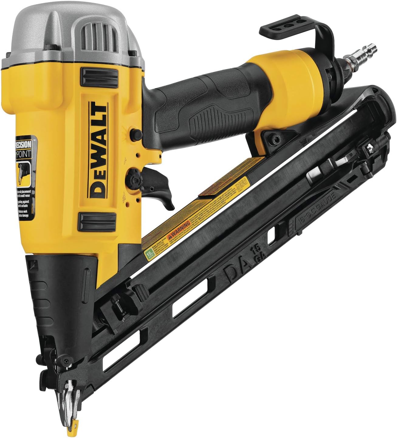 DEWALT DWFP72155 15 Gauge Precision Point "DA" Style Angle Finish Nailer