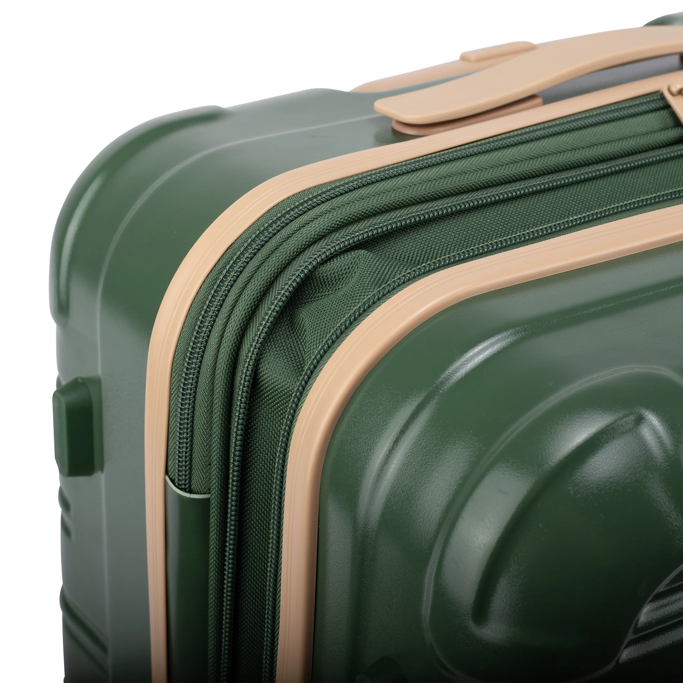 iFLY Hardside Fibertech Limited Edition Collection 2-Piece Set, 20" Carry-on and 28" Checked Luggage, Evergreen
