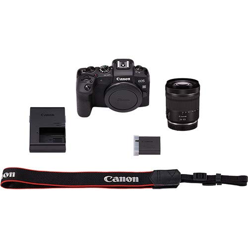 Canon EOS RP Full Frame Mirrorless Vlogging Portable Digital Camera with 26.2MP Full-Frame CMOS Sensor, Wi-Fi, Bluetooth, 4K Video Recording and 3.0” Vari-Angle Touch LCD Screen, Body, Black,