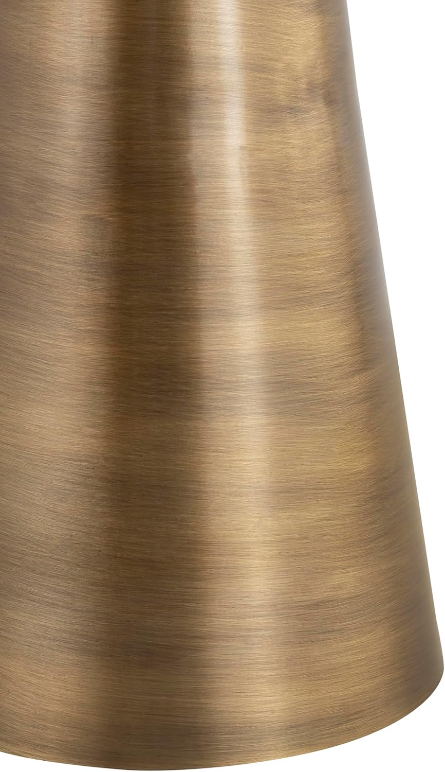 Canarm SONA Antique Brass Finished Side Table, Gold