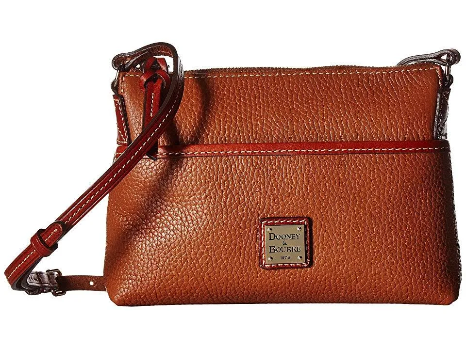 Dooney u0026 Bourke Caramel Pebble Grain Ginger Pouchette