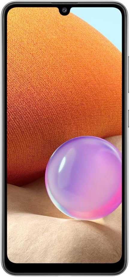 Samsung Galaxy A32 5G (64GB, 4GB) 6.5" 90Hz Display, 48MP Quad Camera, All Day Battery (Only for AT&T) 4G LTE A326U (Awesome Black) (Renewed)