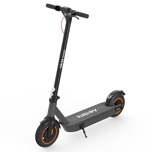 Hiboy S2/S2 Pro/S2 MAX Electric Scooter, 350-500W Motor, 8.5"-10" Solid Tires, 17-40.4 Miles Range, 19 Mph Folding Commuter Electric Scooter for Adults (Optional Seat)