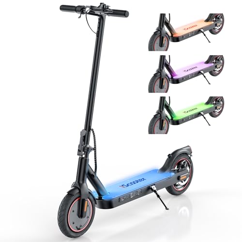 iScooter Electric Scooter for Adults, 18/12 Miles Long Range,22/19/18 Mph Top Speed, Commuting Electric Scooter with Cruise Control, Double Braking Systems Escooter for Adults and Teens