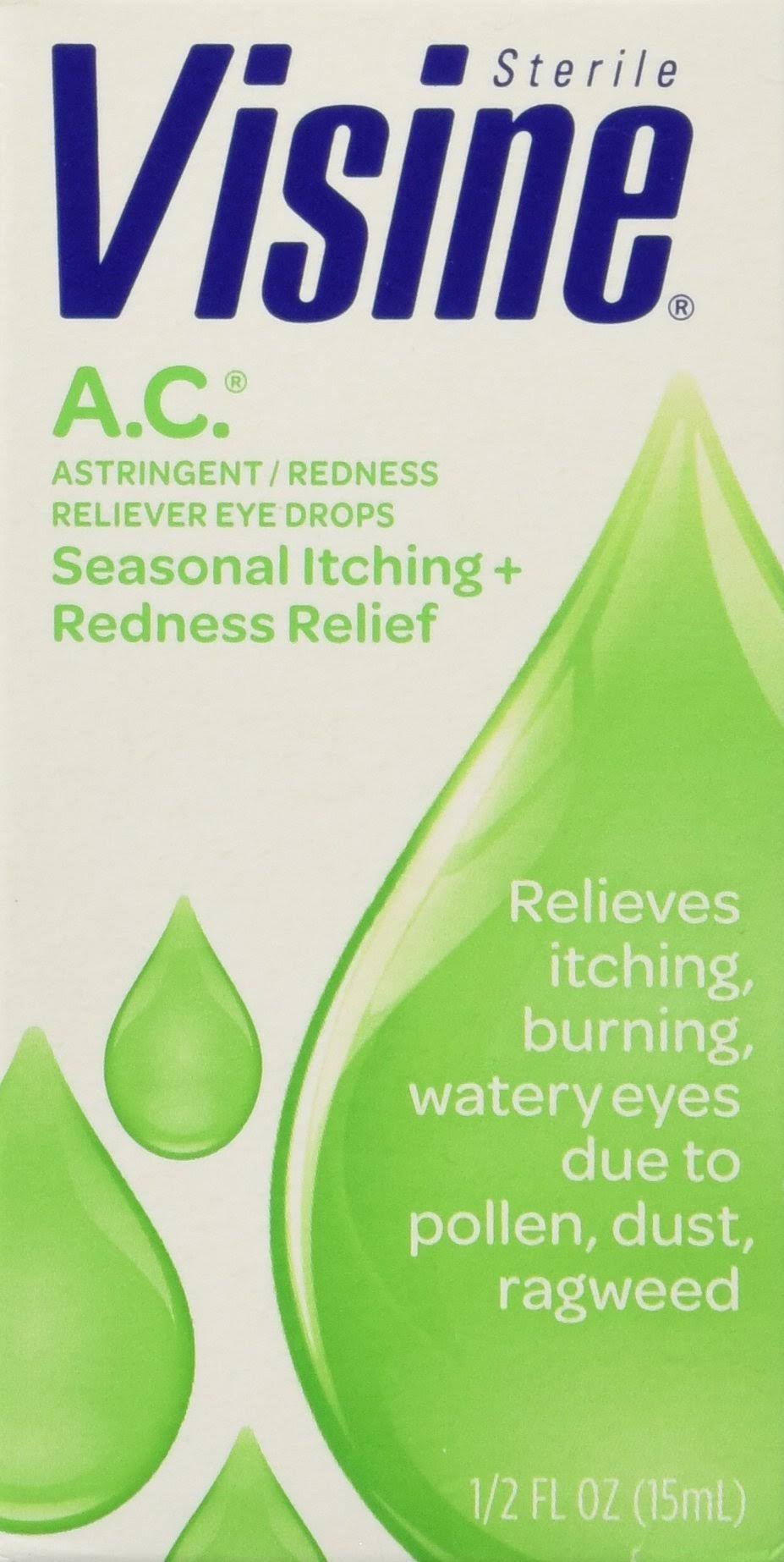 Visine Itchy Eye Relief, A.C. - 0.5 fl oz