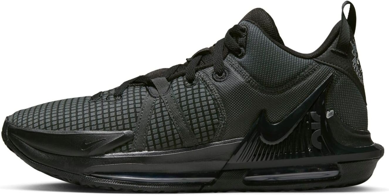 Nike Men's Lebron Witness 7 Basketball Shoe, Black/Black-Anthracite, 7 M US