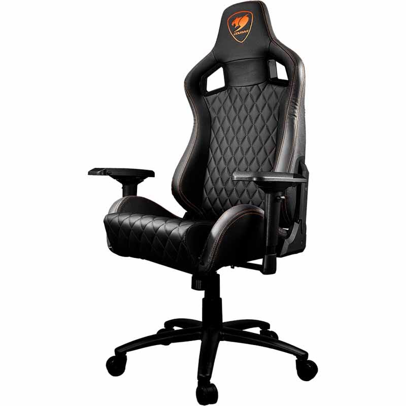 Cougar Armor S (Black) Luxury Gaming Chair with Breathable Premium PVC