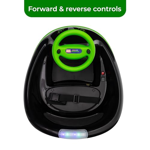 Bluey Bumper Car for Kids, 2 Speed Electric Bumper Car Vehicle, Toddler Bumper Car with Remote Control and 360 Degree Turning, 6V Motor, LED Lights, Gifts for Toddlers