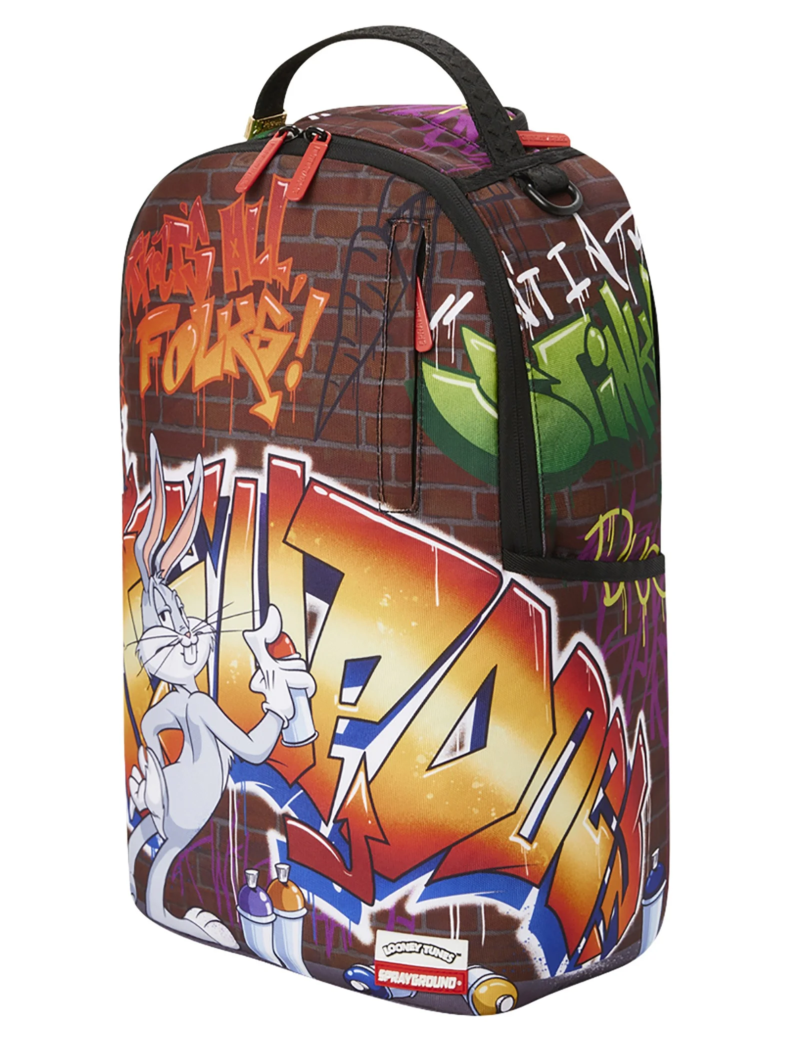 Sprayground Looney Toons Bugs Graffiti Backpack, Multicoloured