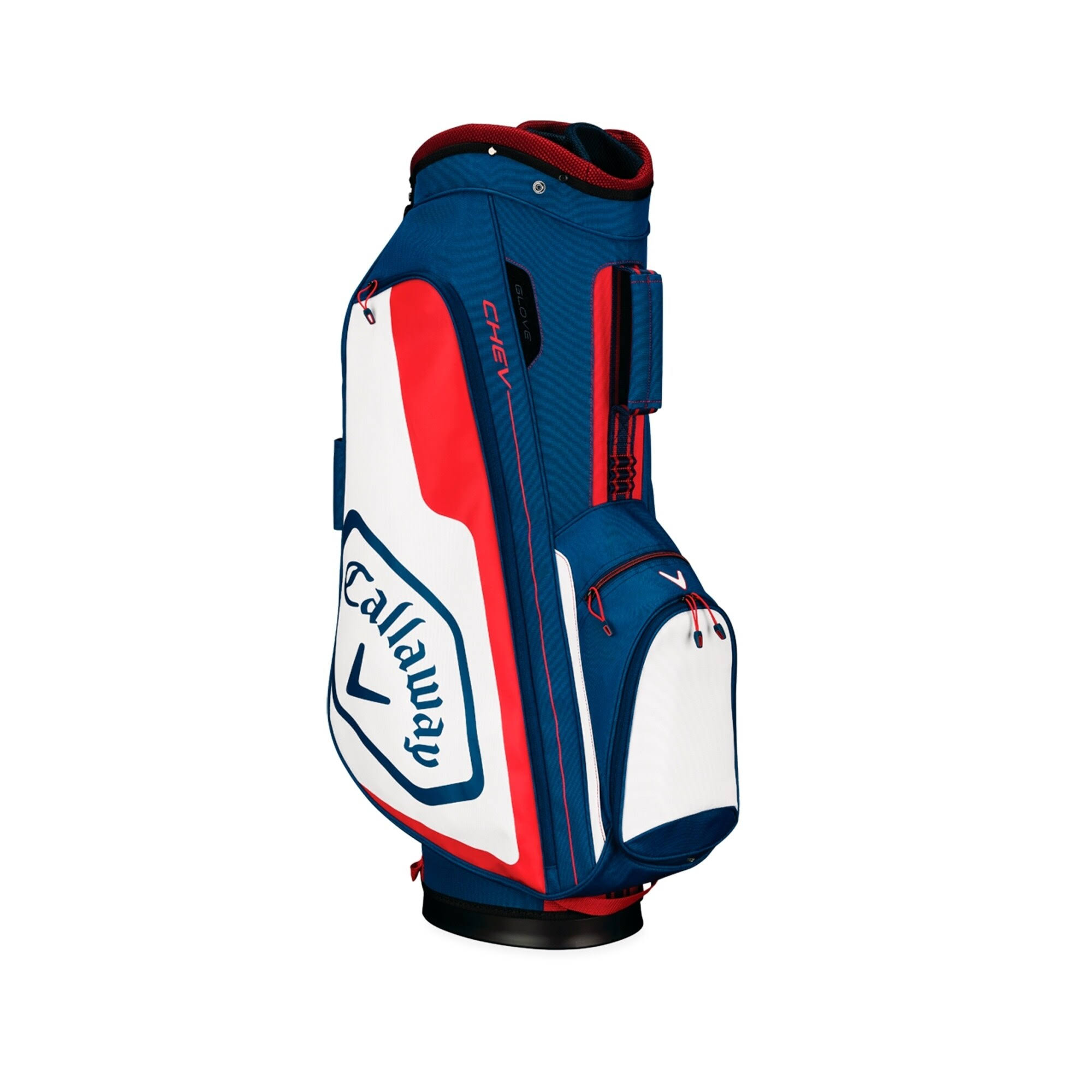 Callaway Chev Cart Golf Bag Titanium-White-Silver