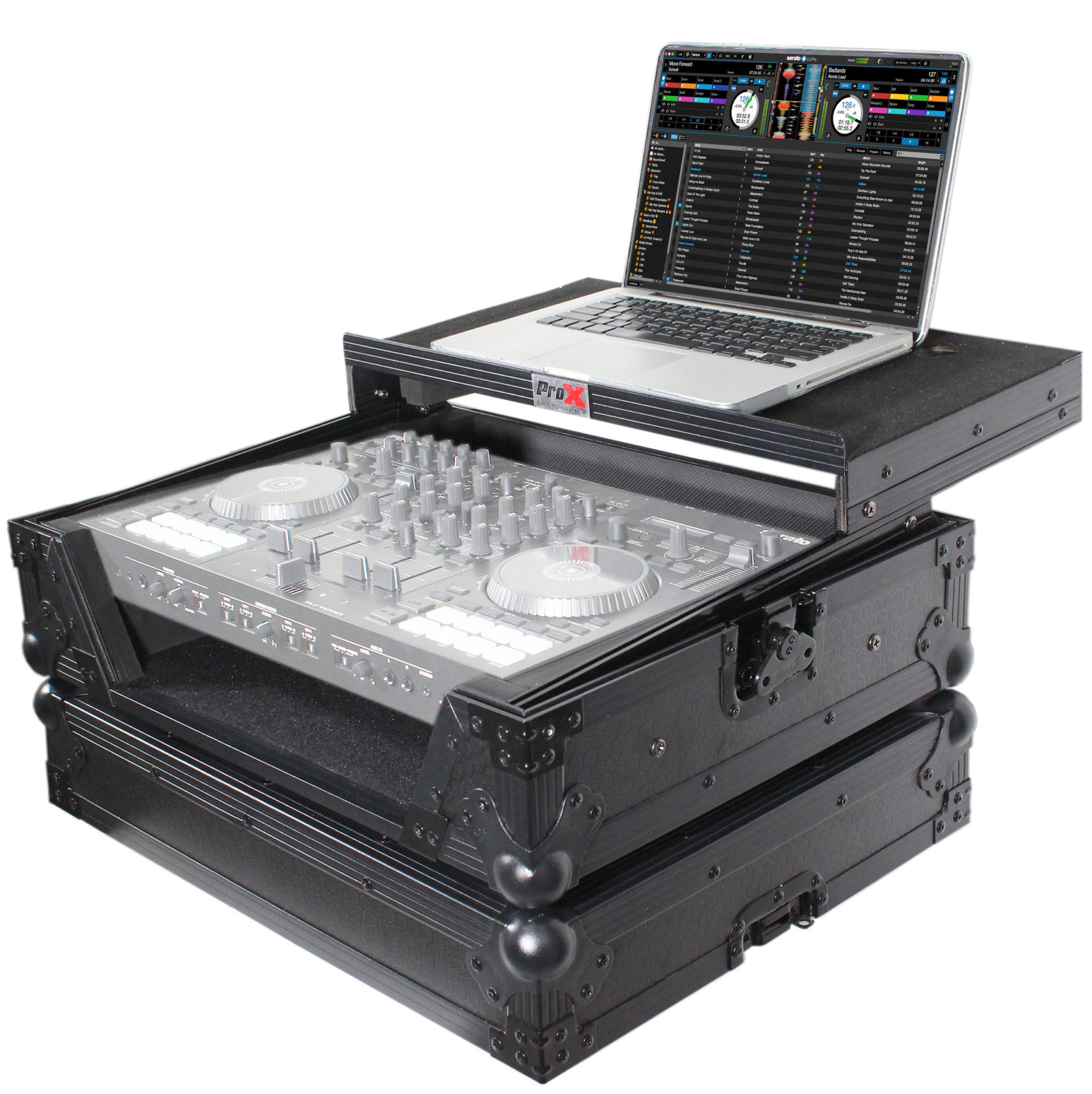 Prox XS-DJ707 LTBL Black Flight Case for Roland DJ-707M