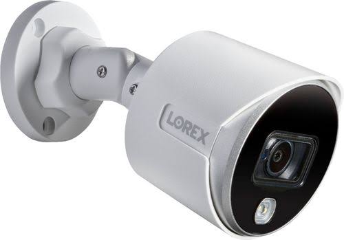 Lorex - 8-Channel, 8-Camera Indoor/Outdoor Wired 4K UHD 2TB DVR Surveillance System - White - White