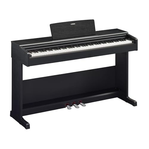 Yamaha Arius, 88-Key Weighted Action Digital Beginner and Intermediate Players, Dynamic Response, Grand Piano Sound, 3-Pedal Unit, Upright Design, Bench Included, Dark Rosewood (YDP105R)