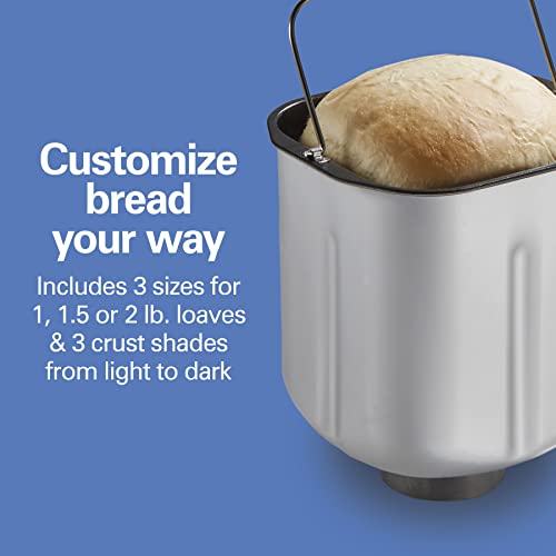 Hamilton Beach Digital Electric Bread Maker Machine Artisan and Gluten-Free