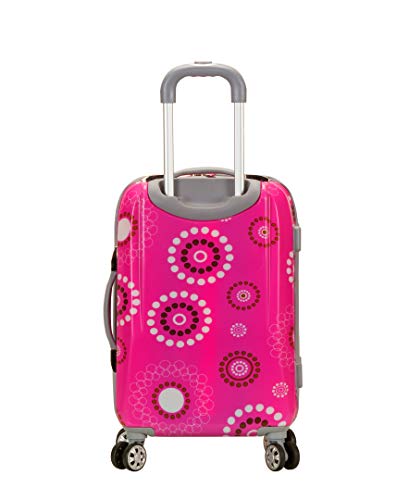 Rockland Vision Hardside Spinner Wheel Luggage, Pucci, Carry-On 20-Inch