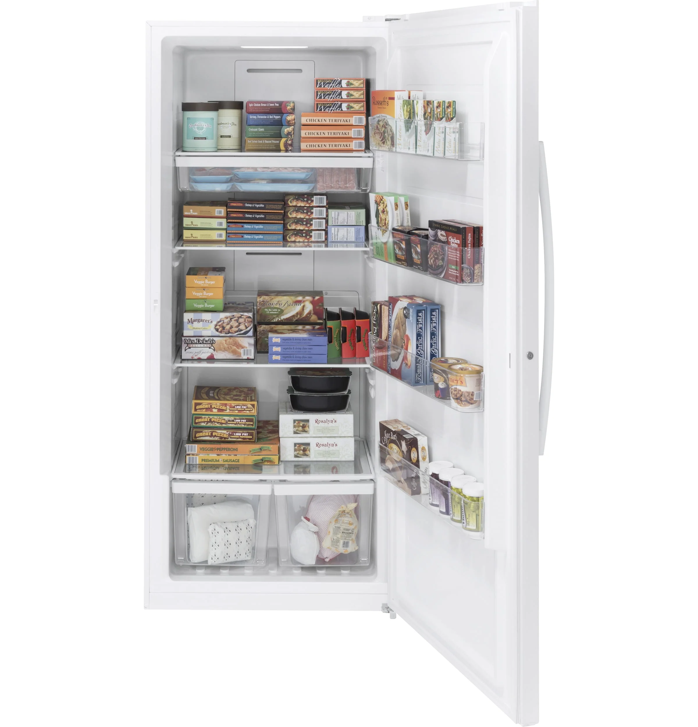 GE 33 Upright Freezer White - FUF21DLRWW