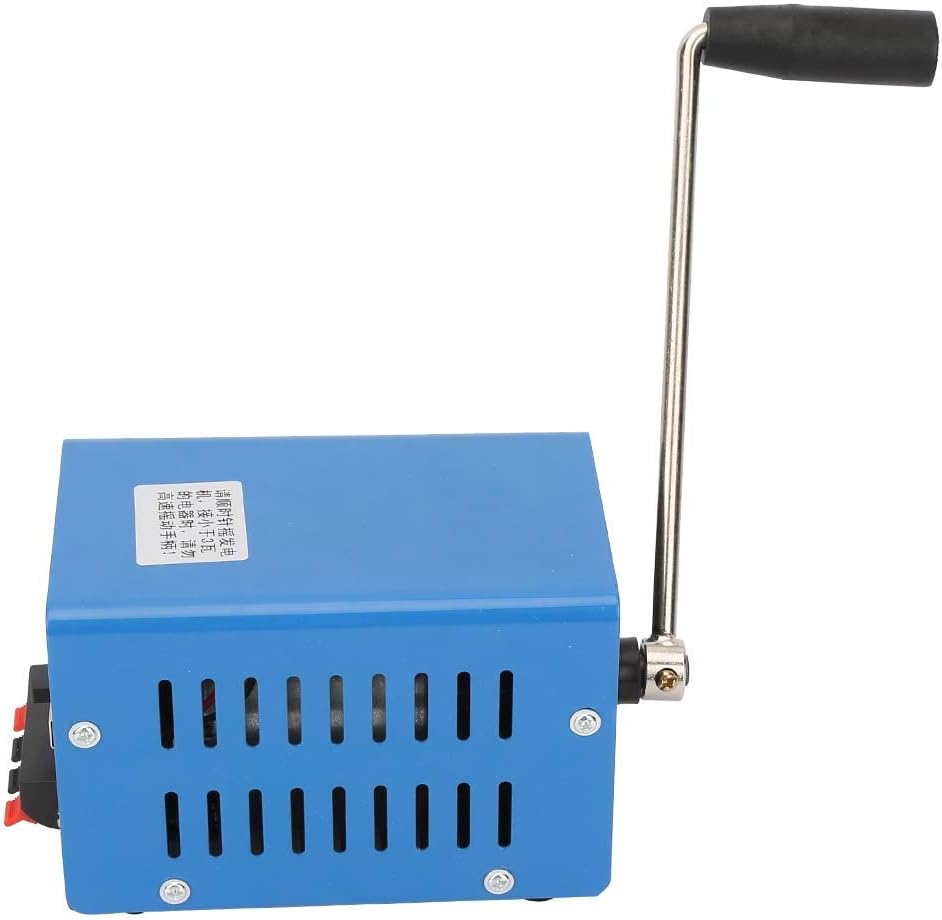 Hand Crank Generator Hand Crank Charger USB Generator for Emergency Survival Experiments Power Supply Camping Field Works