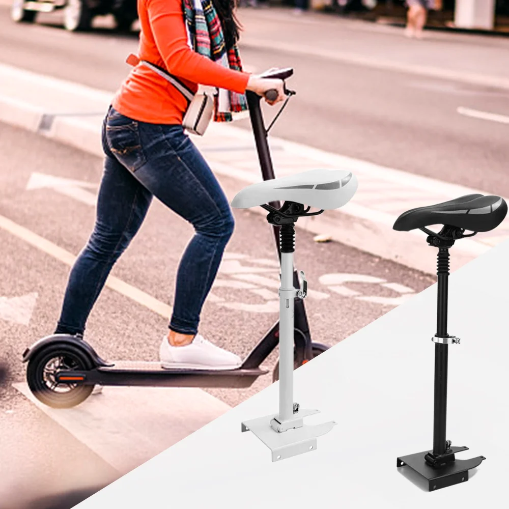 Radirus Electric Skateboard Saddle with Adjustable Height, Foldable Design, Absorbing Folding Seat Chair Replacement for M365, Scooter Seat for Long-Distance Commutes