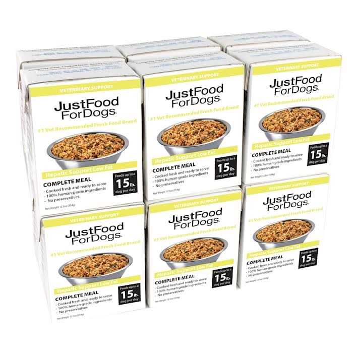 JustFoodForDogs Pantry Fresh Hepatic Support Low Fat Wet Dog Food - Pet Supplies online store