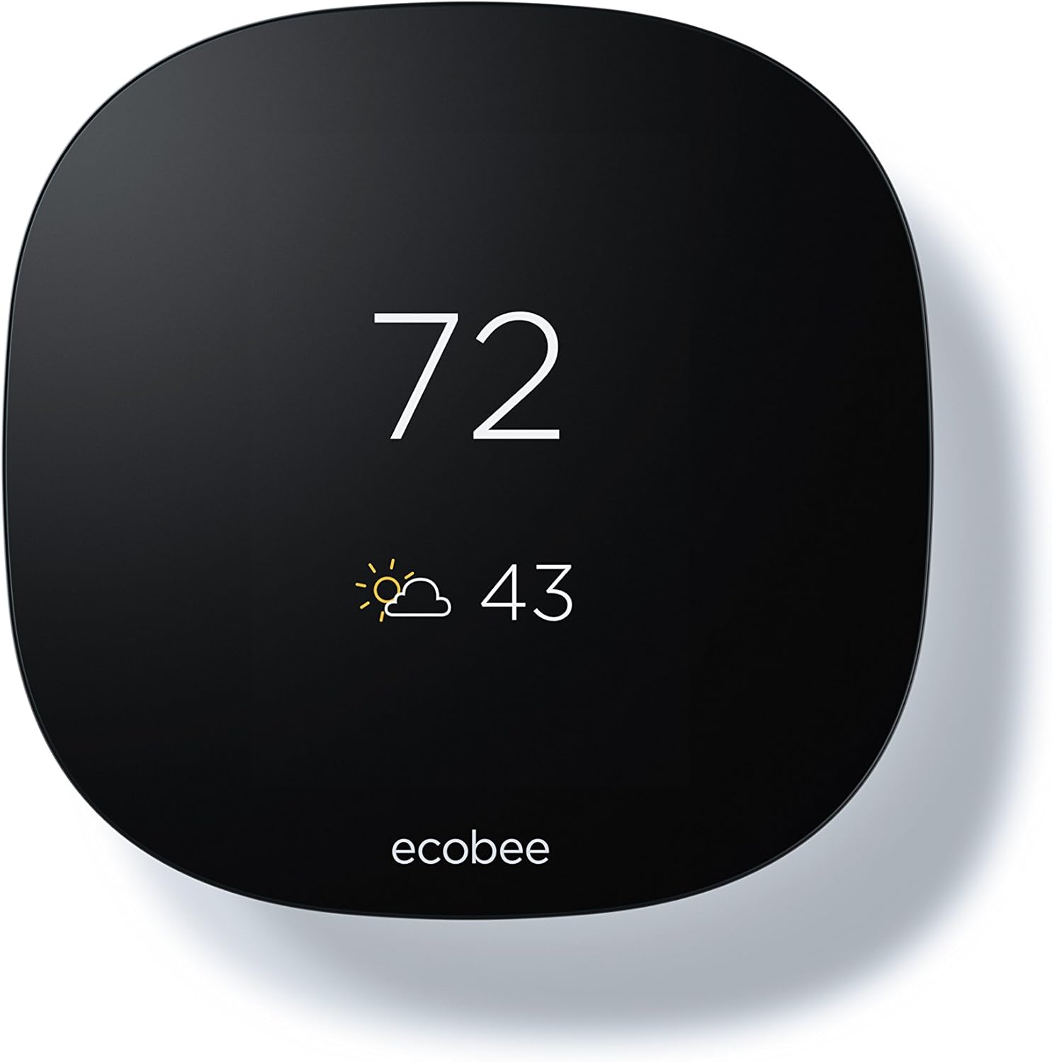 ecobee EB-STATe3L-01 3 Lite Thermostat, Wi-Fi, Works with Amazon Alexa