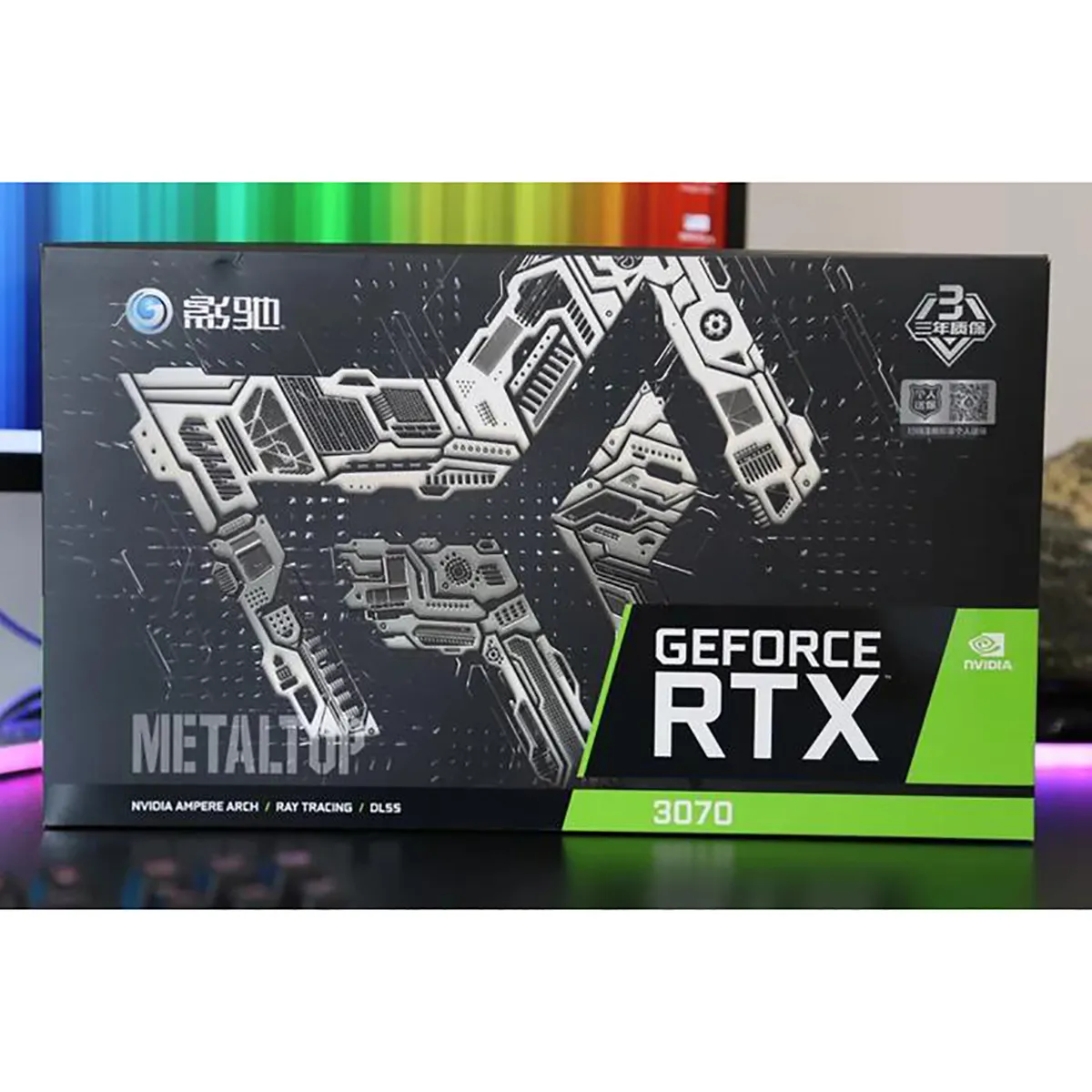 RTX 3070 Metal Master 8G GAMING GDDR6 PCI Express 4.0 Video Card, Graphics Card RTX 3070 256Bit