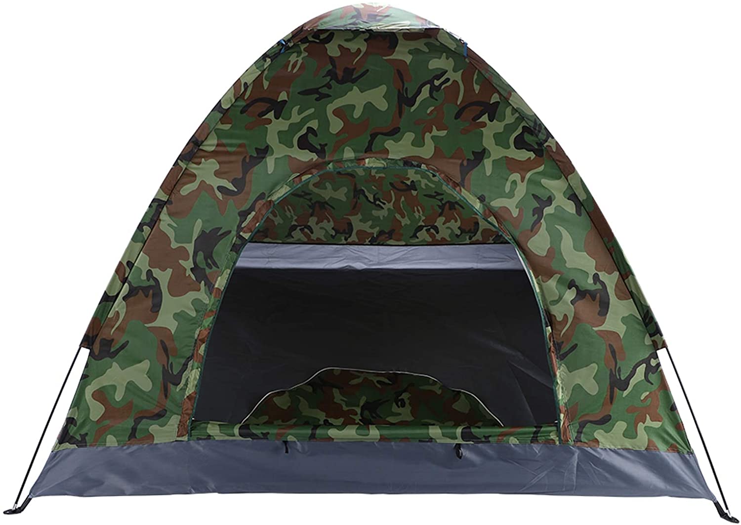 Person Camping Dome Tent Camouflage, Waterproof Camping Tent Withcarry Bag For Hiking Travel Picnic Beach Outdoor, Self-Driving Tour, Camouflage Tents For Camping
