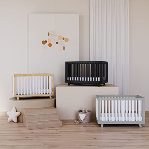 Storkcraft Beckett Convertible Crib (Driftwood) – Converts from Baby Crib to Toddler Bed and Daybed, Fits Standard Full-Size Crib Mattress, Adjustable Mattress Support Base