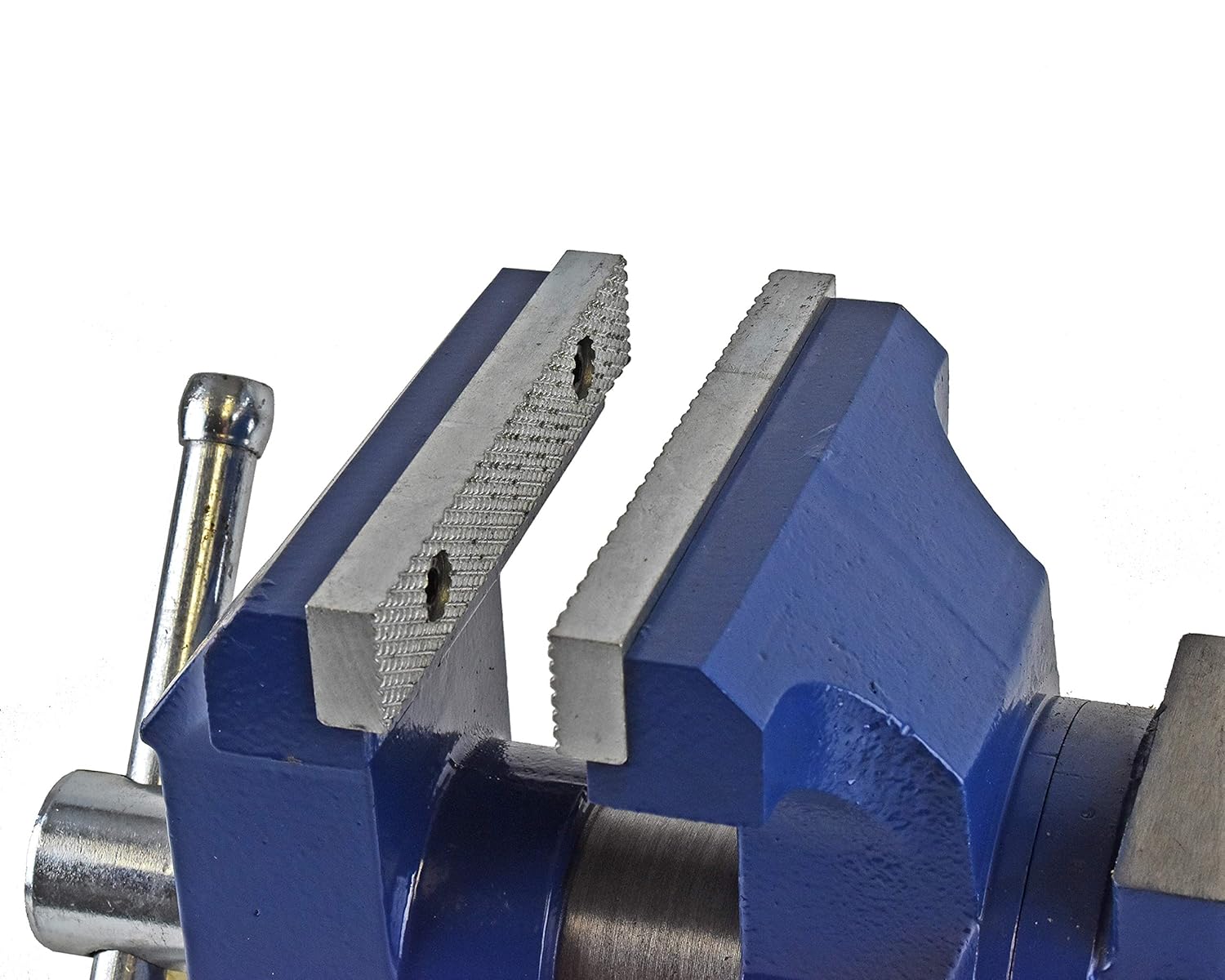 Yost Vises 5" Heavy-Duty Bench Vise, Double Swivel Rotating Vise: Head Rotates 360&deg; Vertically, Body Rotates 360&deg; Horizontally In The Locking Swivel Base, (Model 750-E; 1-Pack)