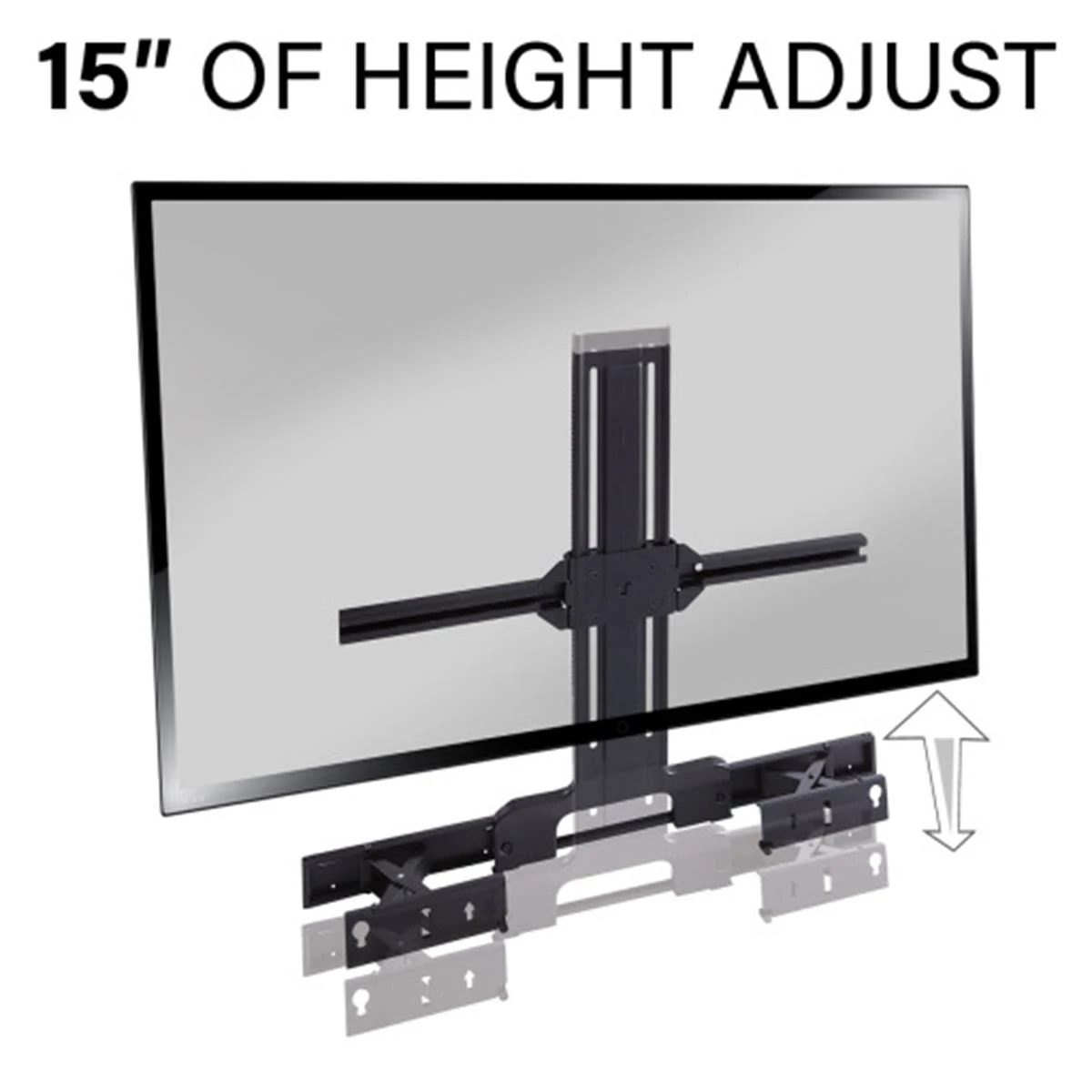 Sanus Black Soundbar and TV Mount for Sonos Arc Sound Bar - WSSATM1-B2