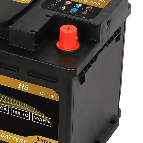 Weize Platinum AGM Battery BCI Group 24F Automotive Battery, 120RC, 710CCA, 36 Months Warranty