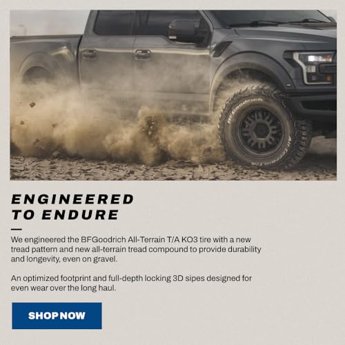 BFGoodrich All-Terrain T/A KO3 Car Tire for Light Trucks, SUVs, and Crossovers, LT275/70R17/E 124/121S