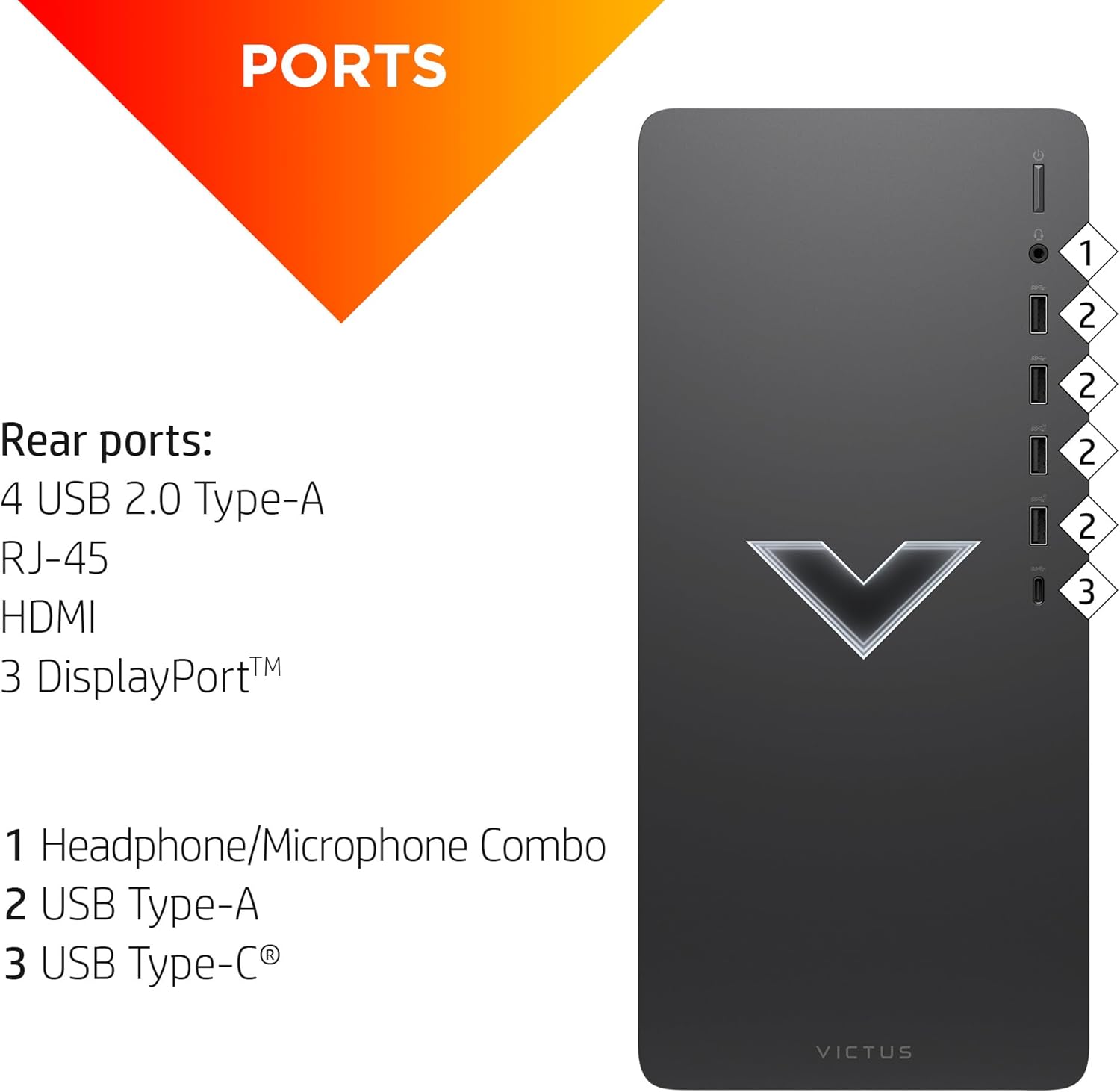 Victus 15L Gaming Desktop HyperX Bundle, 13th Generation Intel Core i7-13700F, 16 GB RAM, 512 GB SSD, NVIDIA GeForce RTX 3060 Graphics, Windows 11 Home, TG02-1030h (2023)