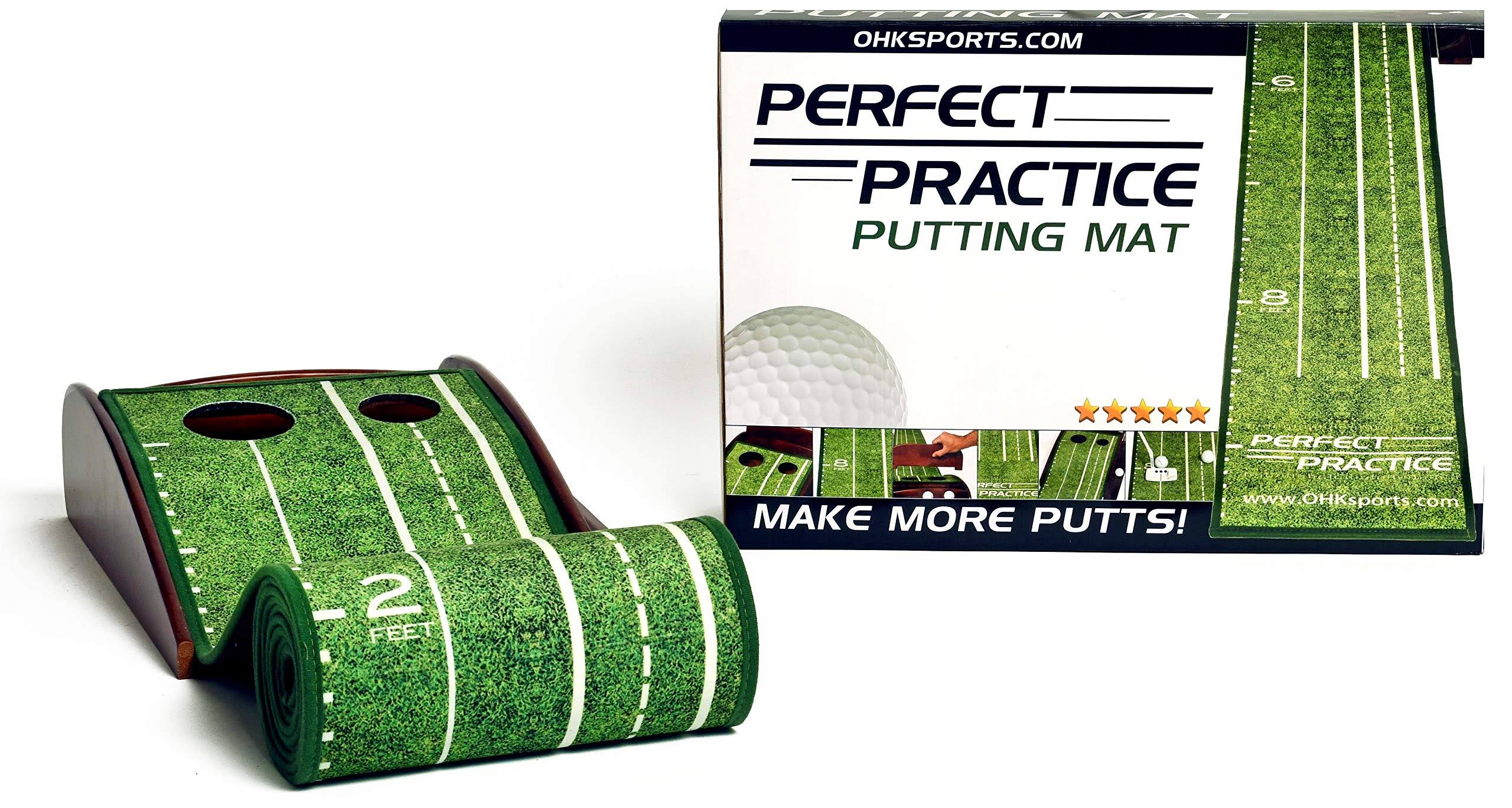 Perfect Practice Putting Mat - Standard, Green