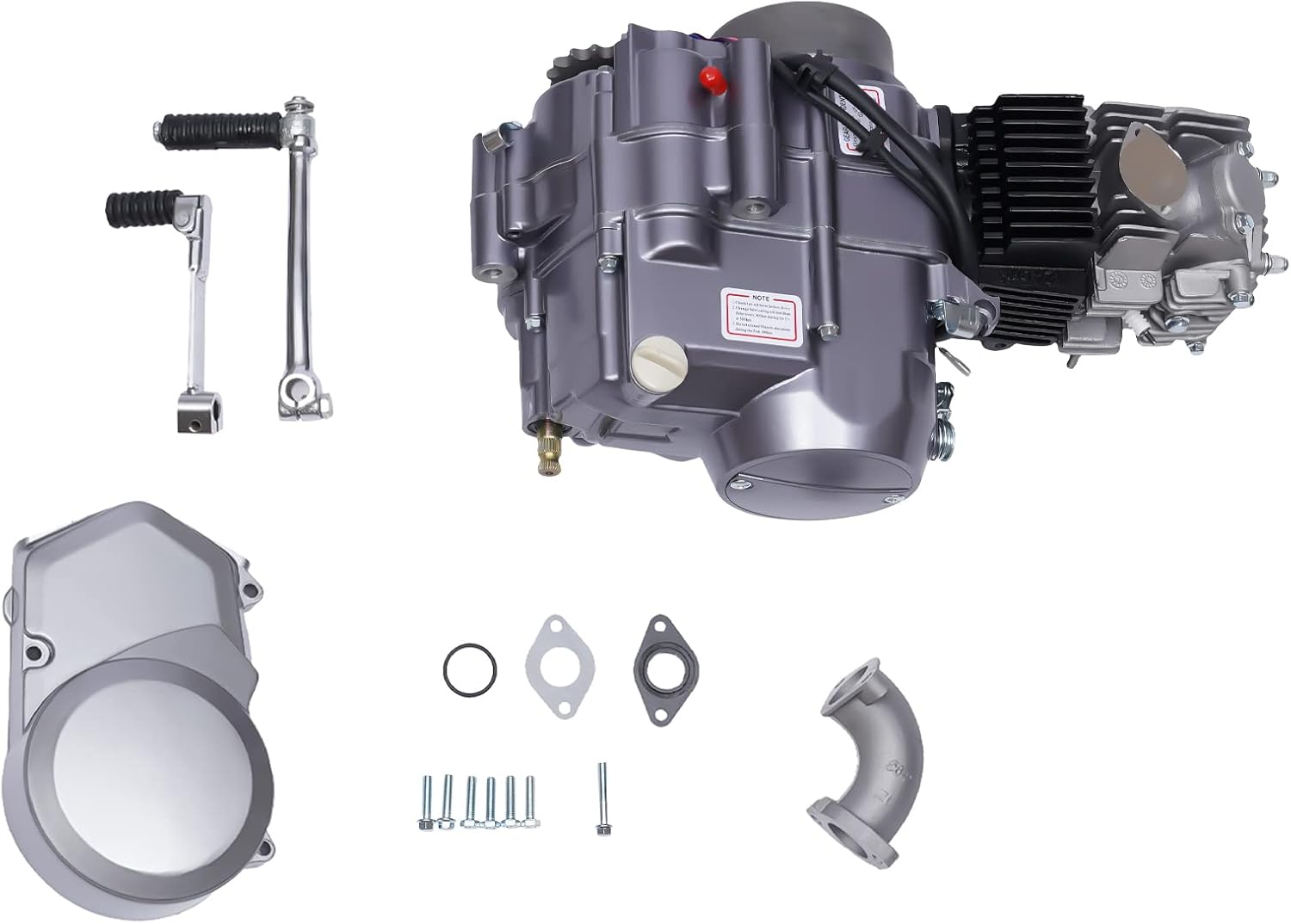 For 140CC 4 Stroke Single-cylinder Horizontal Engine Motor 4 Speed Manual Clutch Pit Dirt Bike Dirt Motorcycle Engine Motor
