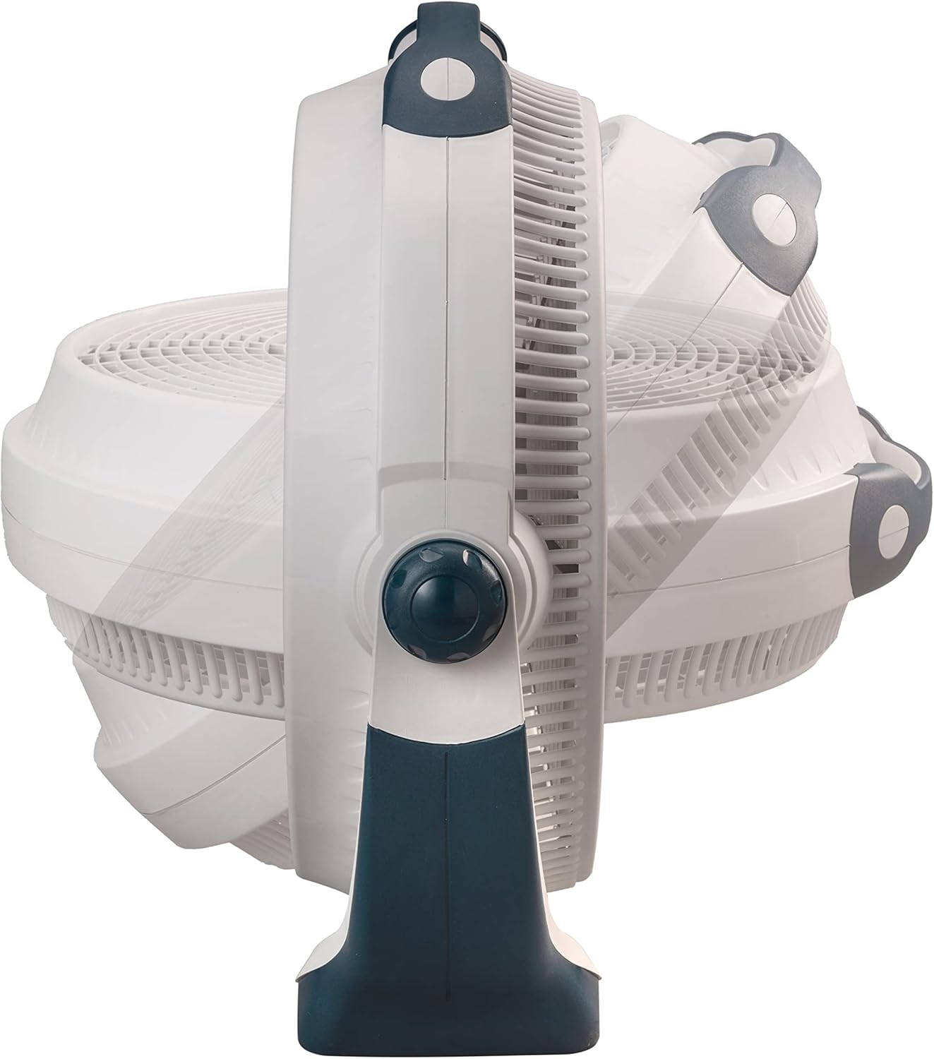 Lasko 14.5" 375 CFM Pivoting Utility Fan and 20" Wind Machine Air Circulator Floor Fan with 3 Speeds and Pivoting Head