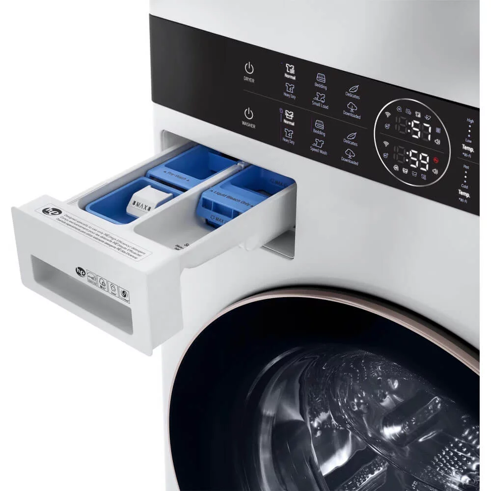 LG WKE100HWA  COMBINATION WASHER ELECTRIC DRYER Gray