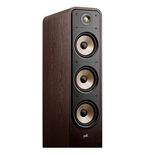 Polk Signature Elite ES30 Center Channel Speaker - Hi-Res Audio Certified, Dolby Atmos & DTS:X Compatible, 1" Tweeter & Two 5.25" Woofers, Dual Power Port for Effortless Bass, Elegant White-Washed