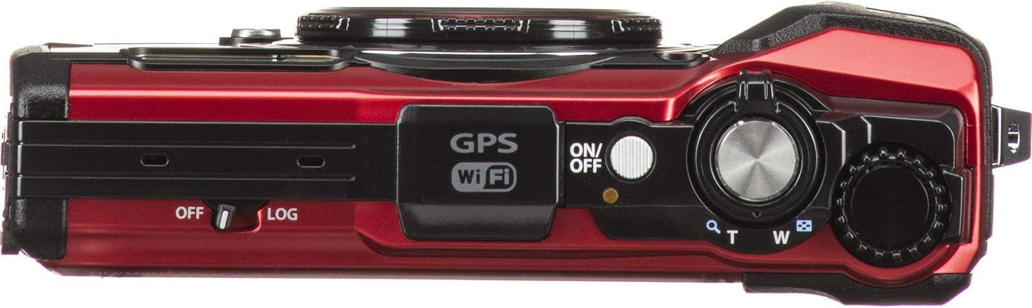 Olympus Tough TG-6 Digital Camera with Deluxe Accessory Bundle – Includes: SanDisk Ultra 64GB SDXC Memory Card + 2X Seller's Replacement Batteries with Charger + Adapter Tube + Much More