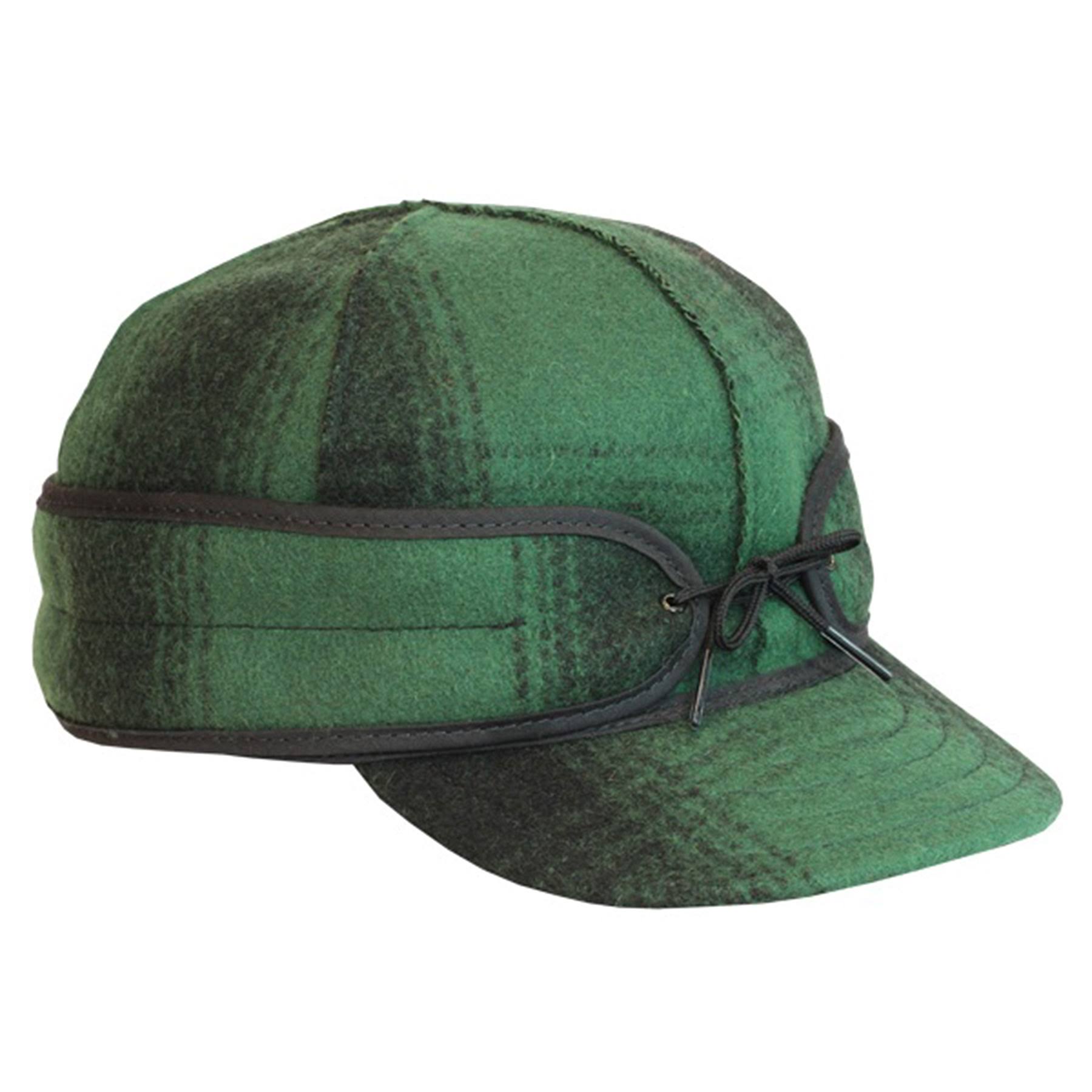 Stormy Kromer Original Cap (7 1/4 Green/Black Plaid)