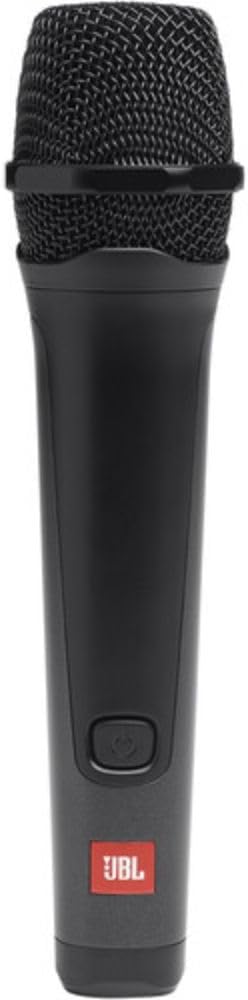 JBL PartyBox Club 120 Portable Speaker with Foldable Handle Pro Sound Futuristic Lightshow (Black) Bundle with JBL Wired Dynamic Vocal Mic
