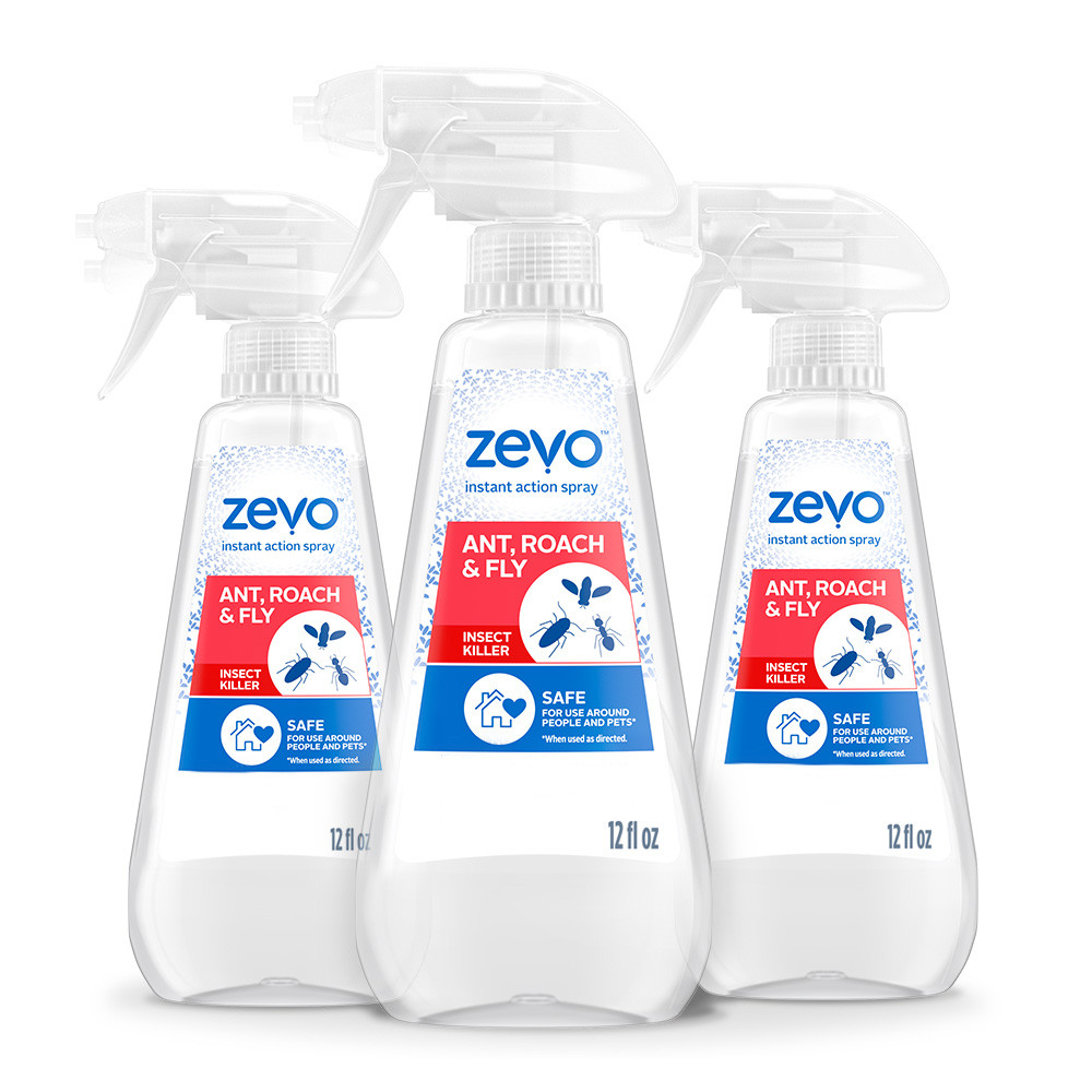 Zevo Instant Action Multi-Insect Killer - Ant, Roach, Fly 12oz  - 8 Pack