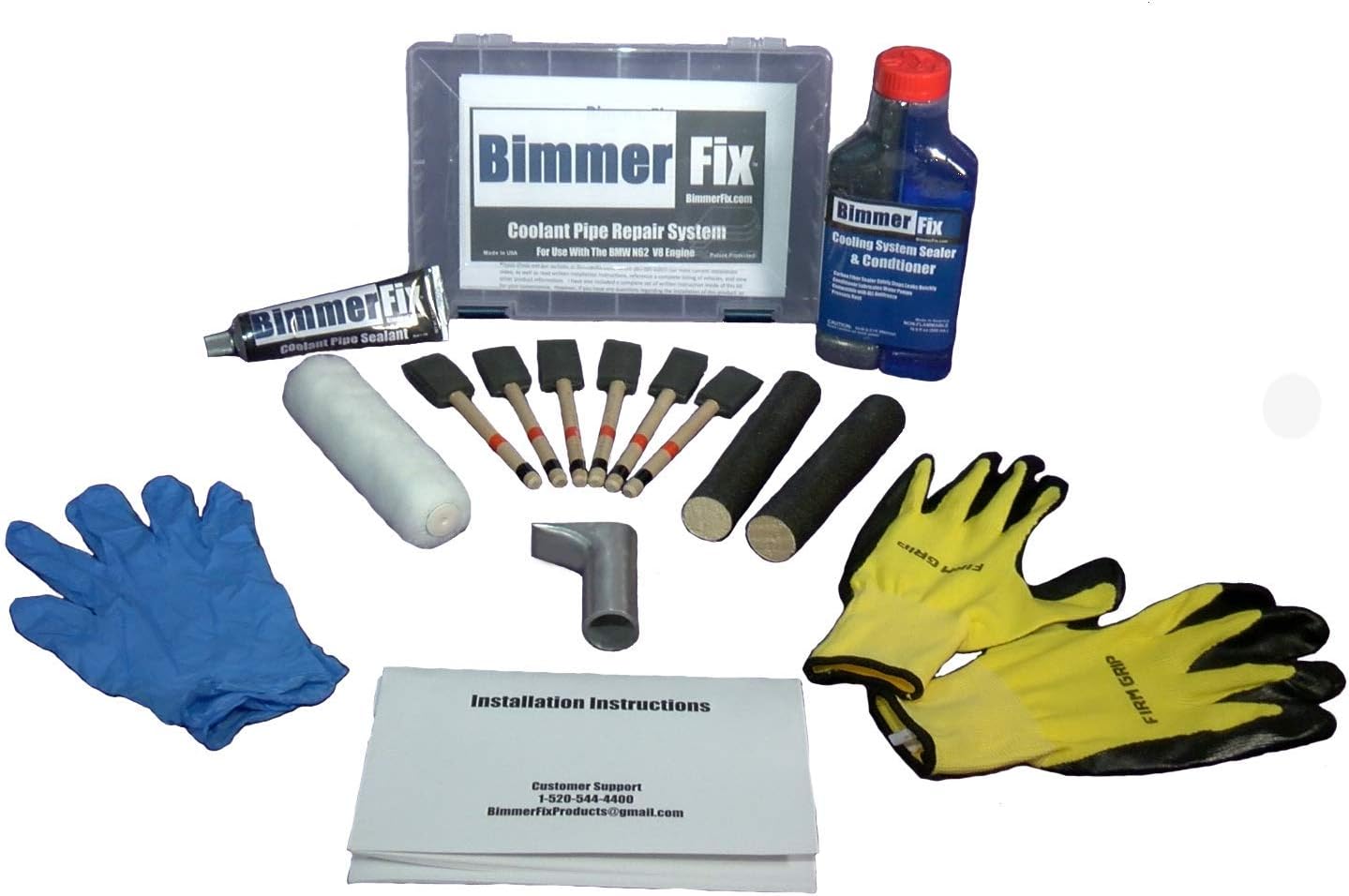 BimmerFix BMW N62 Coolant Pipe Repair System (for BMW 545i, 645i, 745i, X5 and More)