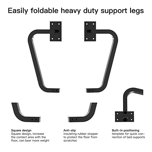 ROOMTEC Queen Murphy Bed Hardware Kit, Folding Wall Bed Kit,Horizontal,Easy to Install,Saving Space