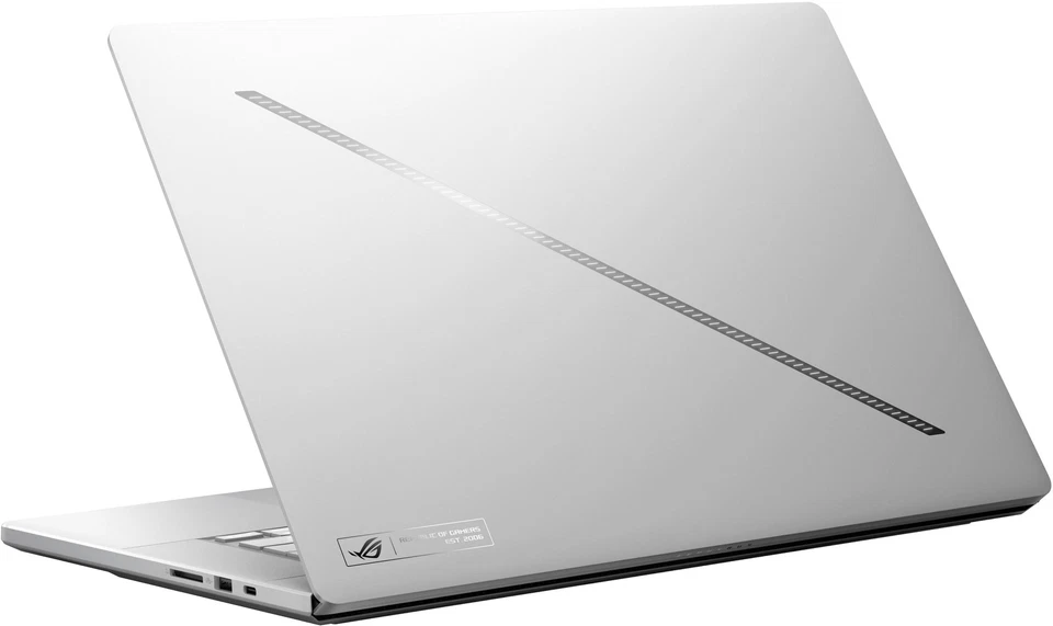 ASUS - ROG Zephyrus G16 16" OLED QHD 240Hz Gaming Laptop - Copilot+ PC - AMD Ryzen AI 9 HX - 16GB RAM - NVIDIA RTX 4060 - 1TB - Platinum White