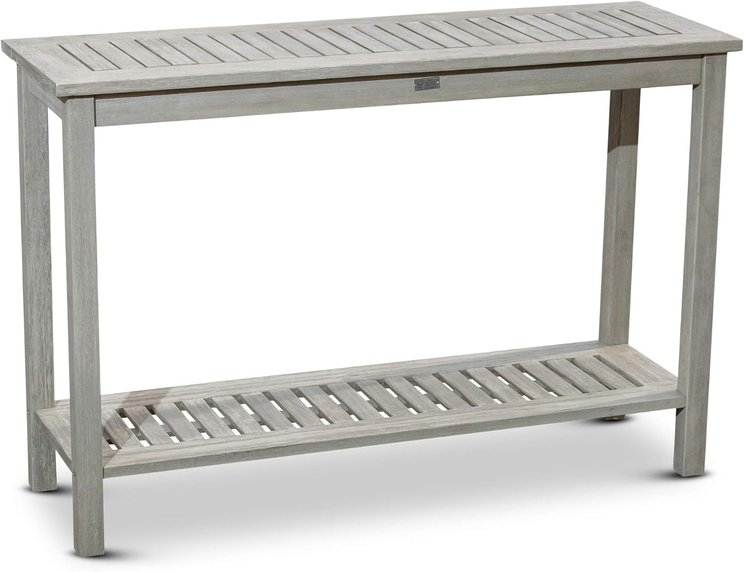 DTY Outdoor Living Longs Peak Eucalyptus Console Table, Espresso