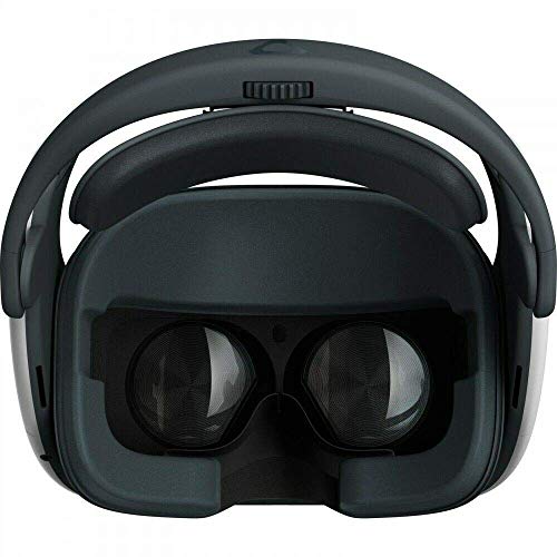 HTC Vive Pro Focus Plus 6DOF VR Headset in Almond White Bundle Including VR Headset, Controllers, face Cushion, QC 3.0 Charger and USB Type-C Cable