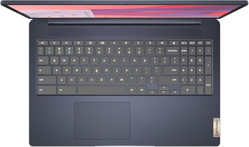 Lenovo IdeaPad 3i Chromebook (15.6" FHD, Intel Celeron N4500, 8GB RAM, 128GB Storage (64GB eMMC + 64GB IST SD Card)), Home and Student Laptop, Webcam,10-Hr Long-Battery Life, Chrome OS, Abyss Blue
