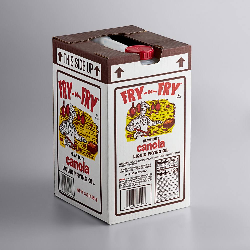 Fry-n-fry Canola Frying Oil - 35 lb