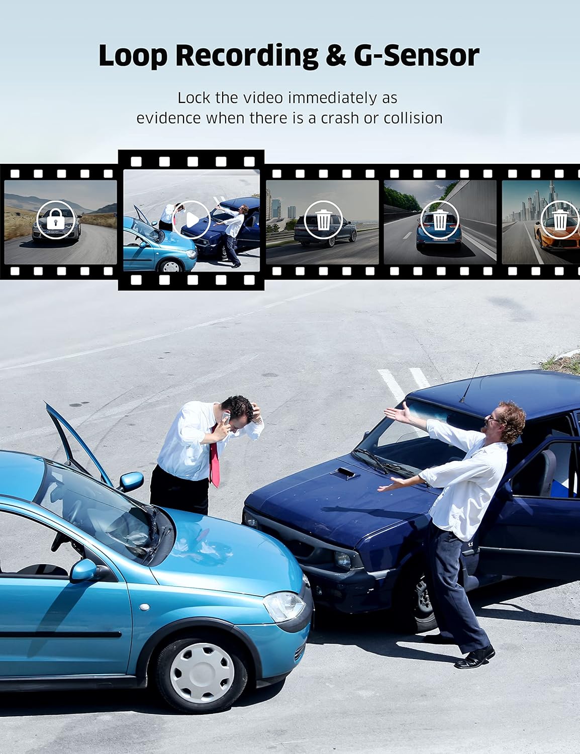 LAMTTO Mirror Dash Cam 11 inch with Adjustable Front Camera, Waterproof Rear View Mirror Backup Camera for Car, 170° Wide Angle 1080P Touch Screen Dual Dash Cam w/s Night Vision, Parking Assistance